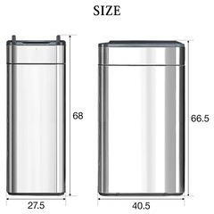 ゴミ箱 自動開閉 ふた付き 大容量 60L 自動開閉ゴミ箱の画像