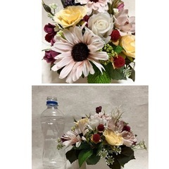 くすみカラー★アートフラワーアレンジメントの画像