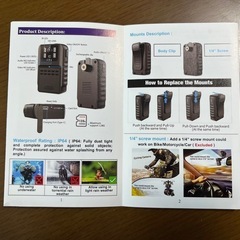 【価格設定のミスにより再出品】警備、防犯用装着カメラの画像