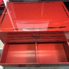 【リサイクルサービス八光】幅66.3㎝　レトロ　和風3段チェストの画像