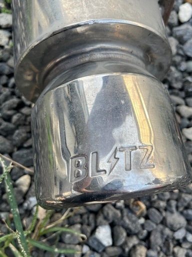 ワゴンR mh21s 後期 Blitz ブリッツ 砲弾マフラー リアピース 