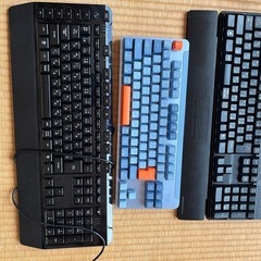 ゲーミングキーボード×3　メカニカル、無線、有線　PC
