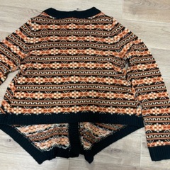 未使用　beams boy ビームスボーイ　カーディガンセーター　ノルディックセーター　カーディガンの画像