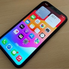 iPhoneXR  128GB SIMフリー ブラック　黒の画像