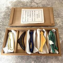 【Y975】未使用品/箸置き/たち吉/月の桂/桂離宮/金彩/清水...