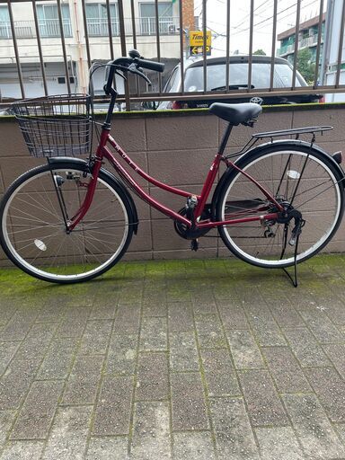 リサイクルショップどりーむ荒田店 No1515 自転車　シティサイクル　ママチャリ　２６インチ　ギア切り替え付き♪　LＥＤライト付き♪