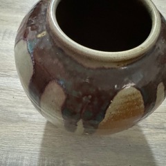 大甕 甕 水甕 大壺 壺 蓋付 飾り壺 アンティーク オブジェ 工芸品 美術品 古民具 レトロ 骨董の画像