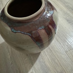 大甕 甕 水甕 大壺 壺 蓋付 飾り壺 アンティーク オブジェ 工芸品 美術品 古民具 レトロ 骨董の画像