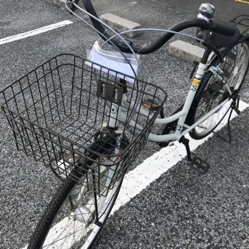 ★ジモティ割あり★自転車　26インチ　ホワイト　動作確認／クリーニング済み KJ6708