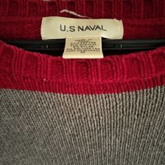 U.S NAVAL ニット セーター Mの画像