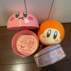 カービィお弁当箱☆カンカン☆小物入れの画像