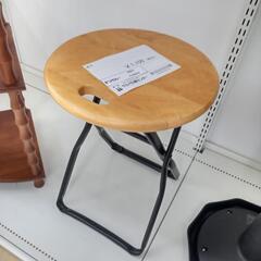 ★ジモティ割あり★  椅子 ブラウン　黒 H46×D32×W32...