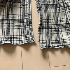 チェック柄プリーツパンツ　　150
の画像