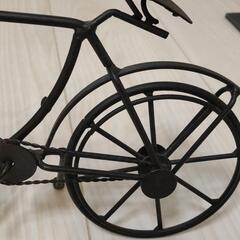 自転車型時計の画像
