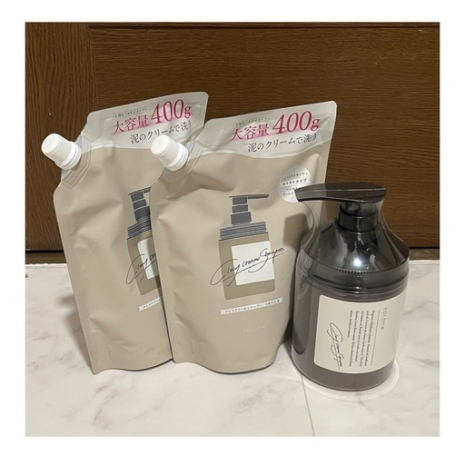 cocone クレイクリームシャンプー　ボトル＆詰替