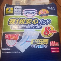 大人用紙オムツとバッド　口腔ケアスポンジ