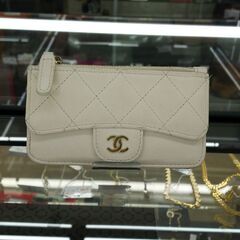 CHANEL　タイムレスクラシック　クラシックジップカードケース...