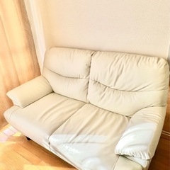 2名掛け　ソファ　アイボリー