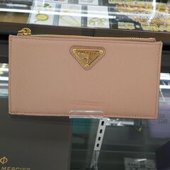PRADA　カードケース　1MC079　ピンクベージュｘゴールド...