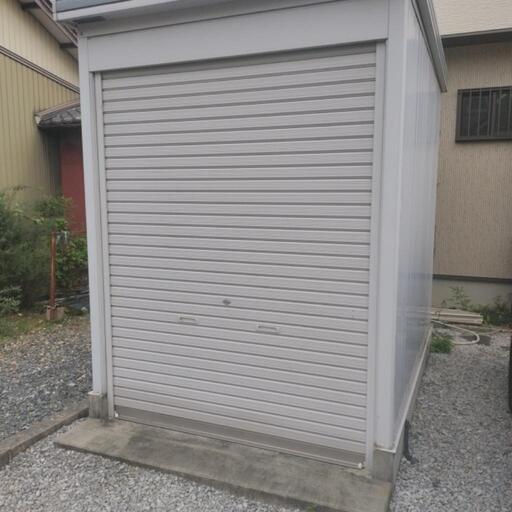 ガレージ取り壊し　運び出し　再度組み立て　11月3日希望
