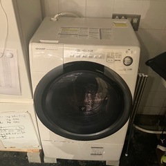 【募集終了いたしました。】ジャンク品SHARPドラム式洗濯機
