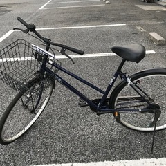 ★ジモティ割あり★自転車　２７インチ　青　動作確認／クリーニング...