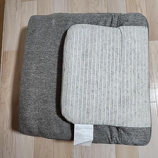 カインズ 座布団にもなる背もたれイス F-Lepoco グレー (yujin) 越谷