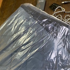 【値下げしました‼️】高級 日本製 木製コタツ&こたつ布団セット（長方形）の画像