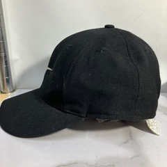 N2410-871 ナイキ キャップ ブラック サイズ7 3/8 汚れあり 中古の画像
