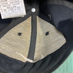 N2410-871 ナイキ キャップ ブラック サイズ7 3/8 汚れあり 中古の画像