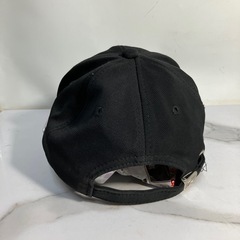 N2410-874 Champion キャップ ブラック 中古 汚れあり ※サイズ不明の画像