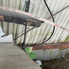 牛車　鉄製の画像