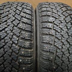 引き取り 225/60R16 4本 スパイクタイヤ ノキアン カップピン バリ溝   の画像