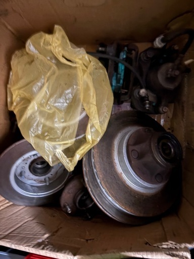 180sx   フロントブレーキ　前後4穴ハブ　前後ブレーキローター　セット