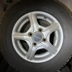 145/80/12 IG50 スタッドレス ホイール付き