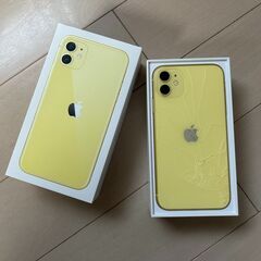 iPhone11 イエロー 少し傷あり お取引中 iPhone11 64GB 傷あり