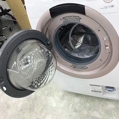 【冷蔵庫 洗濯機 最大20％OFF新生活応援キャンペーン！】SHARP ドラム洗濯機 ES-S7G-NL 2022年　7kgの画像