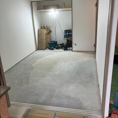 畳からフローリングに張替え本日完了の画像