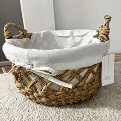 新品 ＊ ZARAHOME ザラホーム 大きな バスケット