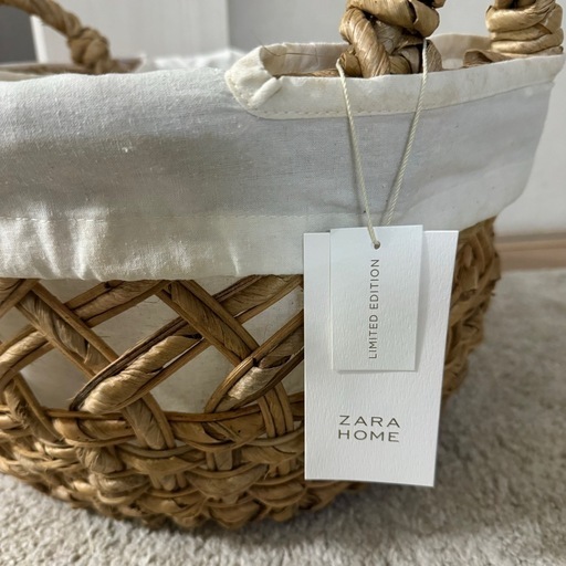 新品 ＊ ZARAHOME ザラホーム 大きな バスケット