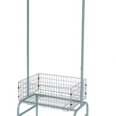 新品【ミントカラー】ハンガーラック