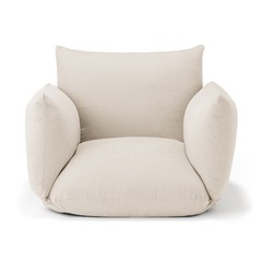 新品　無印良品　リクライニング　フロアソファ　１シーター　ベージュ