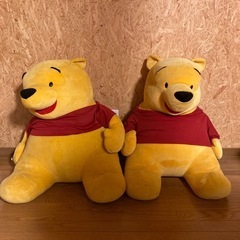 くまのプーさん大きなぬいぐるみ2体