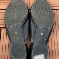 レディース ミュール　サンダル 黒 Ｍサイズの画像