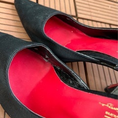 パンプス ハイヒール 黒ブラックＳサイズの画像