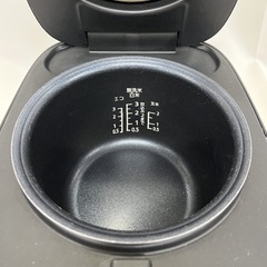 ヤマゼン YAMAZEN 山善 マイコン炊飯ジャー YJB-300(B) 2019年製 ブラック 3合炊きの画像