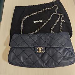 CHANELラムスキンショルダー