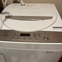 洗濯機　製造年2018