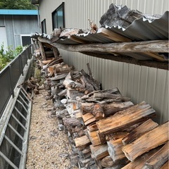 薪棚材料　単管