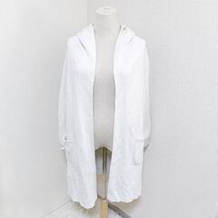 ジャスグリッティー 美品 長袖ロングカーディガン フード付き ポ...